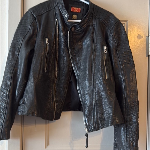 Black Leather Jacket - Picture 3 of 5